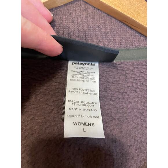 Patagonia Better Sweater Deep Purple Brown Cozy Button Up Peacoat Large - Picture 9 of 15